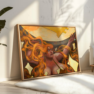 Goddess of Abundance - Canvas Framed Print